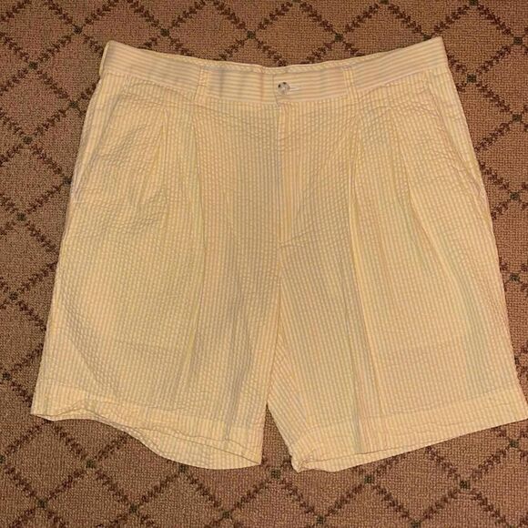 Oxford Golf seersucker shorts NWOT 34 - Picture 1 of 5